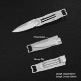 Folding Knife with Money Clip & Bottle Opener (#3902-813)