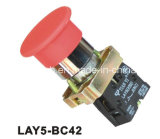 Lay5-Bc42 Mushroom Head Spring Return Push Button Switch