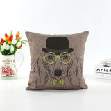 Aniamal Decorative Cushion Fashion Transfer Print Pillow (LPL-413)