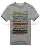 Men's T Shirt with Screen Printing