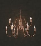 European Court Copper Chandelier