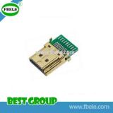 HDMI-a/Type/Pulg/Solder/for Cable Ass'y USB Connector Fbhdmi1-103