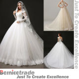 New Applique Wedding Evening Bridal Ballgown Dresses