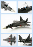 China J-31 J31 Stealth Combat Fighter Plane Aircraft Metal Diecast Model with Some Plastic Components in 1/60 Scale