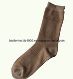 Socks Men Cotton Plain with Stripes