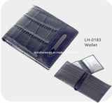 Leather Wallet with Detachable Card Case (LH-0183)