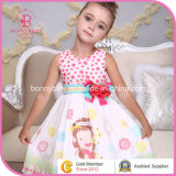 High Quality Printed Girls Grament Dress (6107#)