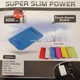 Real Capacity 4000mAh Super Slim Gift Power Bank External Charger (RST-J4000)