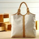 Fashion Brown Nylon Handbag (H0585)