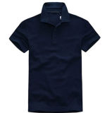 Plain Black Polo T Shirts with Buttons