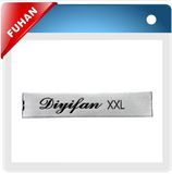 Damask Woven Size Label No Minimum Order