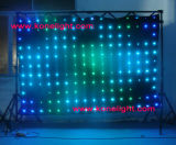 Mobile DJ 2*3m Small Size LED Vision Curtain Cloth, 176 PCS LEDs, 30 Programs, Automatic + Music + DMX