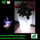 PE LED Christmas Flower Pot/Garden Pot/Home Decoration
