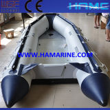 White and Blue Inflatable Boat Md-400