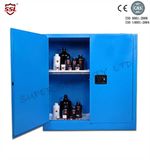 Blue Metal Corrosive Storage Cabinet / Hazardous Storage Cupboards 30 Gallon