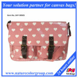 Lovely Heart Single Shoulder Satchel Bag with PVC Coating (SAT-005)