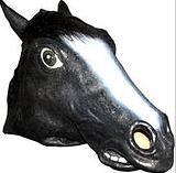 Latex Mask /Animal Horse Head with Hair Masquerade Carnival Mask