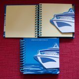 Die-Cut Hard Cover Spiral Notebook with Magnetic