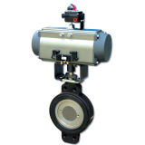 Wafer Butterfly Valves Pneumatic Actuator Control