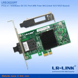 PCI Express X1 Single Sc Port Gigabit Mm Fiber Optic Network LAN Card (Broadcom 5708S Based)