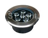 6W High Power Outdoor Waterproof Blue LED Underground Light