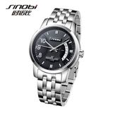 Fashion Steel Men Watch (black dial) (1115)