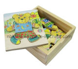 Wooden Puzzle Toys / Wooden Toys with Box (JM65215)