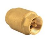 Full Flow Aperture Threaded Brass Vertical Lift Check Valve Copper Te-60