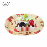Plate for Fruit/Bamboo/Wood/Homeware/Food/Hotel/Dishes/Table Decoration/Eco-Friendly/ Cake/Tableware/Kitchen Implement/ (LC-631FB)