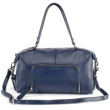 Portable Simple Neutral Style Leather Desiger Handbags Satchel Bag (S91-A3159)