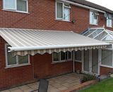 Mobile Aluminum Frame Polyester Fabric Cheap Awnings