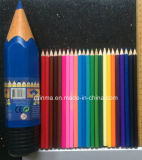 Color Pencil in Plastic Rocket Tube Holder