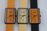 Watch Mens Watch Leather Band Watch Wooden Pattern Watchquatz Watch Ad81674m