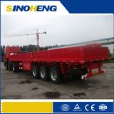 3-Axle Side Wall Open Cargo Semi Trailer for Logistic Company