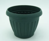 Round Green Plastic Large Flower Pots for Plants