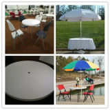 94cm Small Plastic Folding Round Umbrella Table (HQ-Y94)