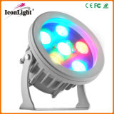 Small Outdoor RGB LED Flat PAR for Street Garden Lighting (ICON-B020B-6)