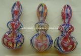 Glass Smoking Hand Pipe Bubbler News Model Ea-28