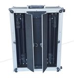 Double Open Make up Case Trolley PVC