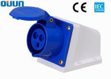 Industrial Power Socket with 3p+E 16A IP44 Plastic Cee