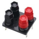 4pin Terminal Cup Binding Post with Plug Audio Accessories (DH-1323-A)