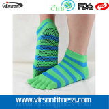 Stripe Terry Ankle Socks / Toe Sports Sock