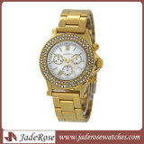 Mop Dial Fashion Lady Quartz Gold Watch