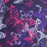 Oxford 600d High Density PVC/PU Butterfly Printing Polyester Fabric