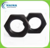 Black High Strength Steel Hex Thin Nut