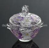 Glassware,Glass Candy Jar (DJ-14429S)