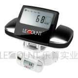 ABS Heart Rate Pedometer with CE and RoHS Certification (PD1065)