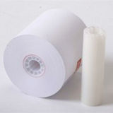 White Plastic Core Direct Thermal Paper Rolls
