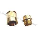 Brass Lathe Parts with Knurling (HK041)