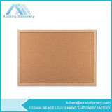 Notice Pin Board with Stand Wooden Frame Cork Board